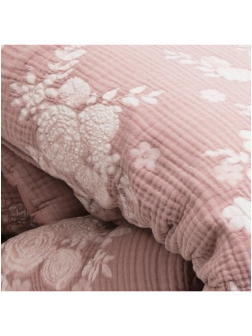 TEXTURE COLLECTION Cotton Textured Floral Comforter Set - Picture 4 of 4